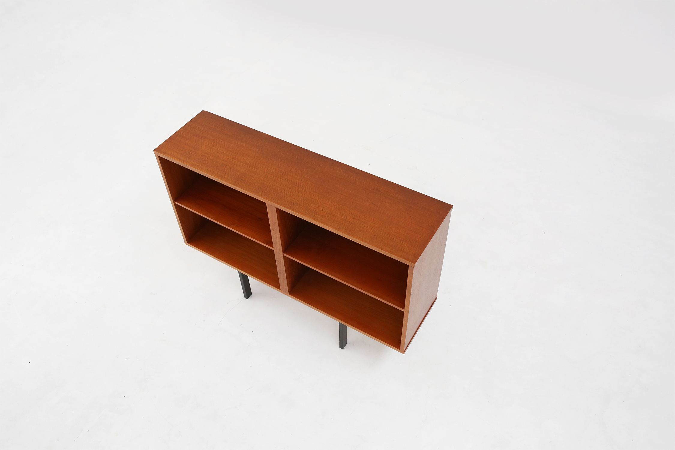 Mid‑Century Belgian Teak Cabinet or Bookcase, 1960sthumbnail